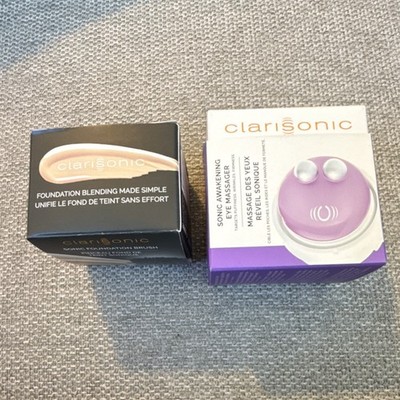 Clarisonic Sonic Foundation Brush & Awakening Eye Massager Heads