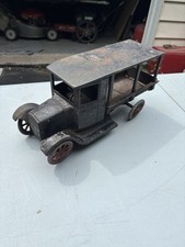 Vintage Buddy L Flivver Huckster Pressed Steel Toy Truck
