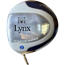 Lynx Titanium Matrix 1 Golf Club Driver Stiff Graphite Shaft Left Handed