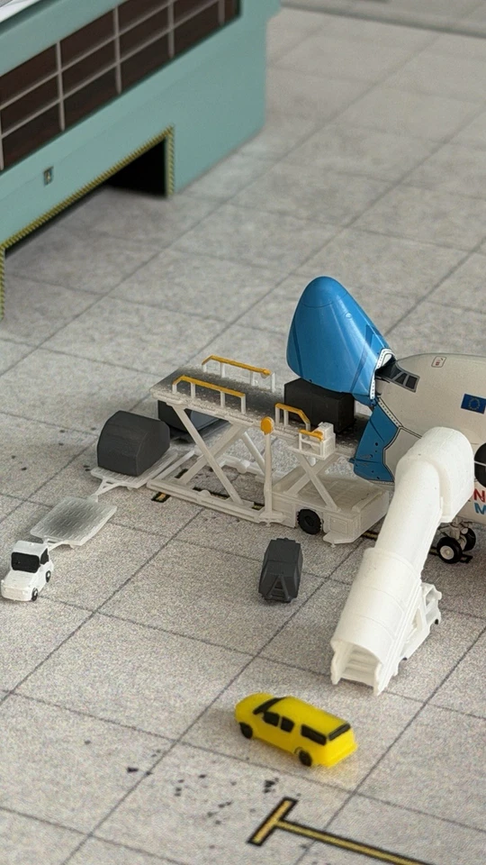 货物装载机 1/400 GSE 机场压铸模型 NG 模型 GEMINI JETS PHOENIX MDLS — 第 4/4 张图片