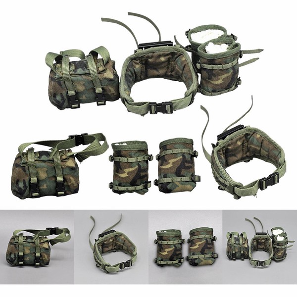 Riñonera 1/6 para Figuras de Acción Masculinas, Accesorios de Disfraz para