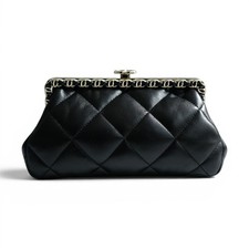 BNIB Chanel 24P Clutch On Chain Lambskin With CC Champagne Gold Hardware