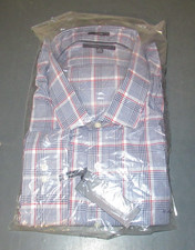 NEW NWT TOMMY HILFIGER MENS BIG  TALL DRESS SHIRT 22 35/36 BUTTON UP