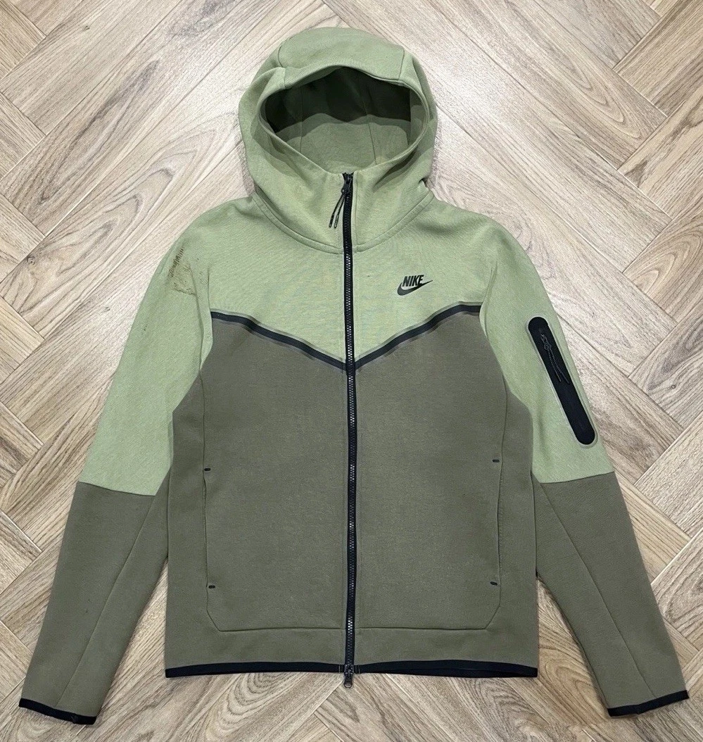 Nike Tech Fleece Full Zip Alligator Green Zip Hoodie Men’s S
Opens in a new window or tab