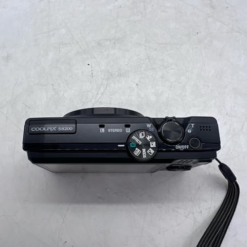 Nikon COOLPIX S8200 16.1MP Digital Camera - Black (S8200