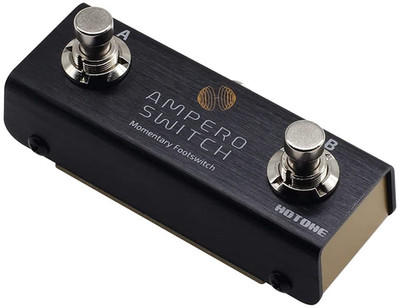 Hotone Dual Footswitch Pedal Momentary 2-Way Pedal Foot Switch Controller Ampero