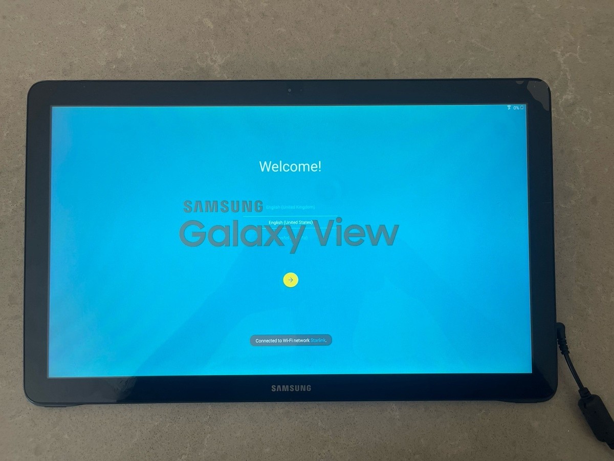【美品・大画面タブレット】Galaxy View SM-T67018.4インチ Amazon.co.jp: 大型ディスプレー 18.4インチタブレット「Galaxy
