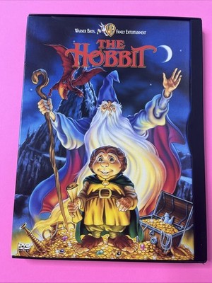 The Hobbit DVD Animated John Huston 1977 Snap Case TV Movie Fantasy Classic