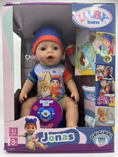BABY born Jonas 43cm Junge Puppe Zapf Creation Funktionen Zubehör blau 834848