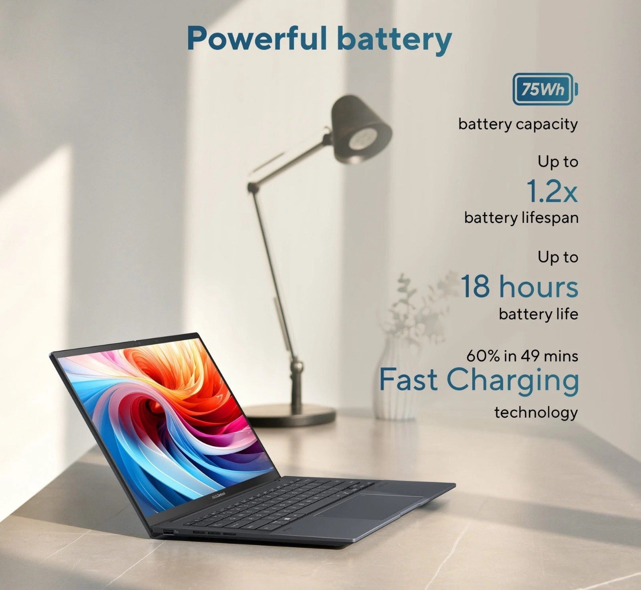 ASUS Zenbook 14 14, 14-Inch Laptop, with 285H, 1 TB SSD (Solid State Drive), Windows 11 Home