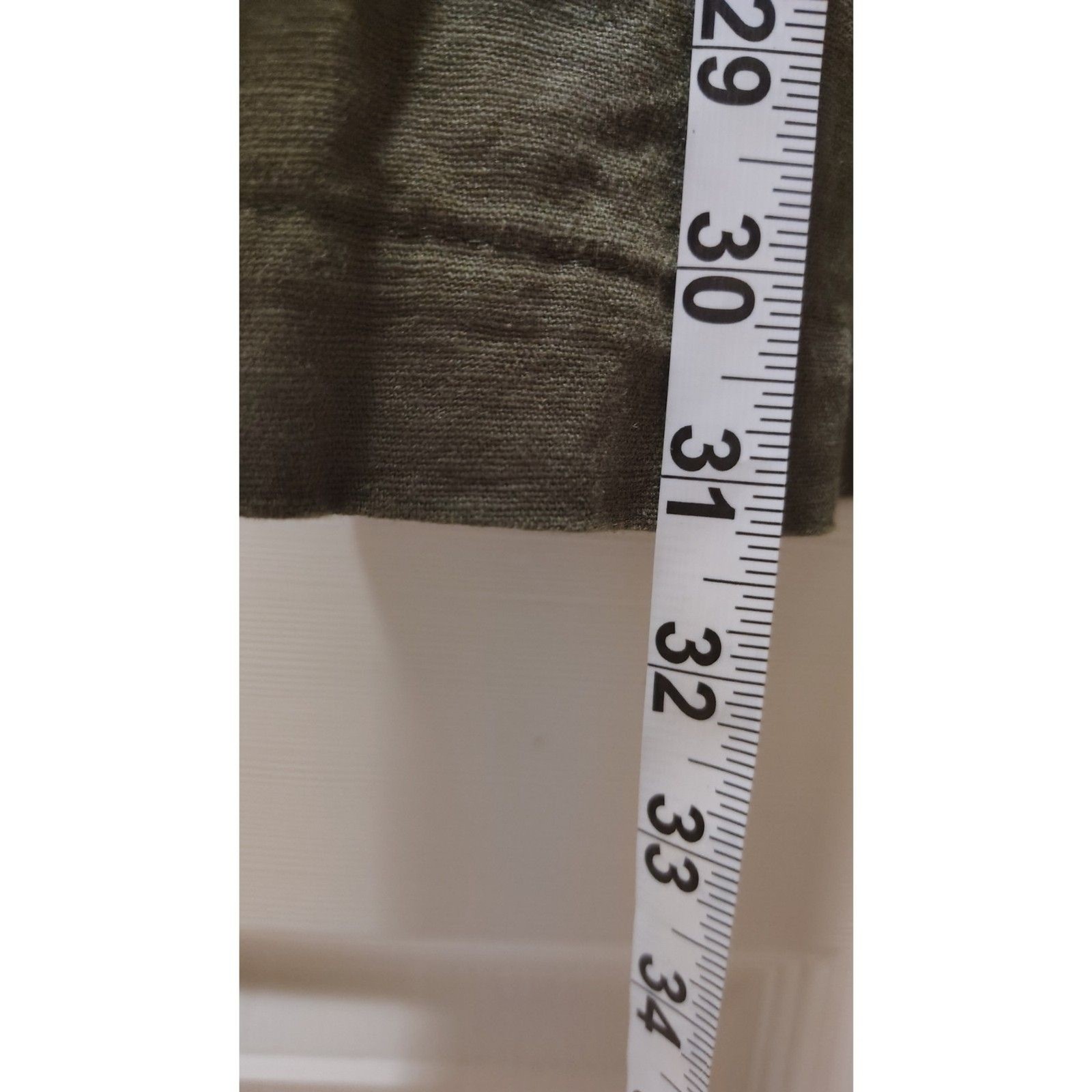 Universal Thread Small Army Green Small Open V-Ne… - image 4