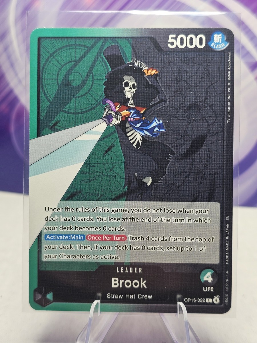 Brook OP15-022 Leader One Piece Adventure On Kami's Island NM | eBay