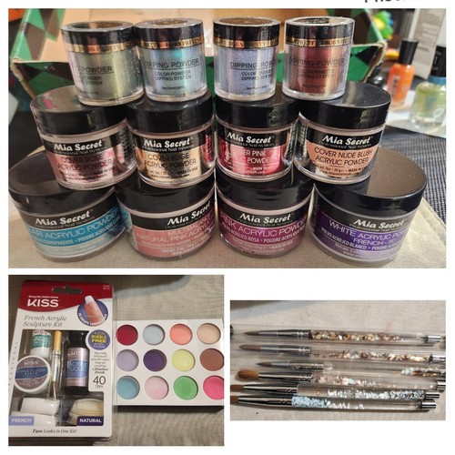 Nail Tech Supply Bundle Lots Pieces Mainly new Very Few Used. Great Start Up