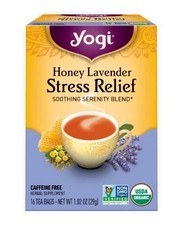 Yogi Tea, Honey Lavender Stress Relief, 16 s Made with herbs traditionally