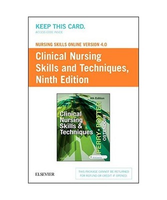 Nursing Skills Online Version 4.0 for Clinical Nursing Skills and Techniques 