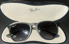 Ray-Ban RB4171 Erika Matte Black/ Grey Polarized Gradient Women's Sunglasses