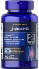 Puritan's Pride Advanced Glucosamine Chondroitin with Vitamin D3-160   Caplets