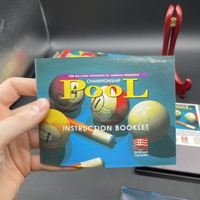 Championship Pool Nintendo NES CIB Complete w/ Poster Manual Sleeve