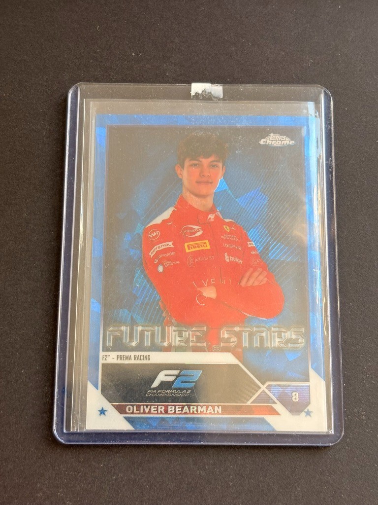 2023 Topps Chrome Sapphire Formula 1 F1 Oliver Bearman Portrait #71