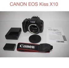 Canon Kiss X10 Wi-Fi Bluetooth Camera 24MP 4K Video Used From Japan
