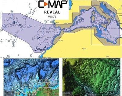 2026 C-MAP REVEAL GENESIS Chart Map Karte South West Europe M-EM-Y076-MS MicroSD