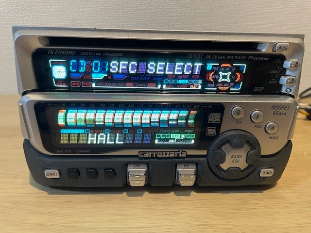 Pioneer Carrozzeria FH-P7000MD 2DIN Car Audio CD MD Player
