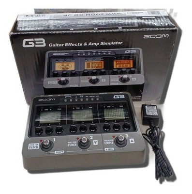 ZOOM G3 Multi-Effects Processor Effects Pedal Tested & Works 66413