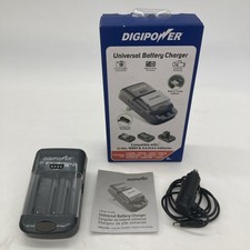 DigiPower Universal Battery Charger Li-Ion NiMH AA AAA JVC Canon Nikon Sony New