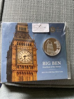 2015 big ben 100 silver coin