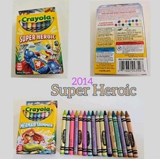 Crayola Crayons Special Pack 16 Count Box 2014 Super Heroic