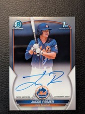 2023 Bowman Chrome 1st Prospect Auto Jacob Reimer #CPA-JRR (AU, RC) Mets