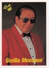 1990 Classic WWF #52 Gorilla Monsoon