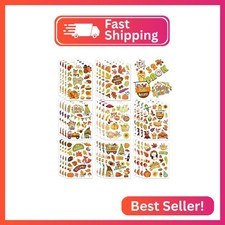 Fall Stickers Autumn Stickers for Kids 640PCS Thanksgiving Gift Stickers