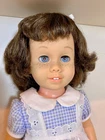 Chatty Cathy doll Brunette Blue Glassine Eyes Original Outfit 1960 Speaks RARE