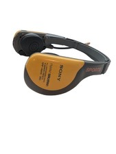 Vintage Sony Walkman Sports SRF-HM55 AM/FM Radio Yellow Headset Tested Works