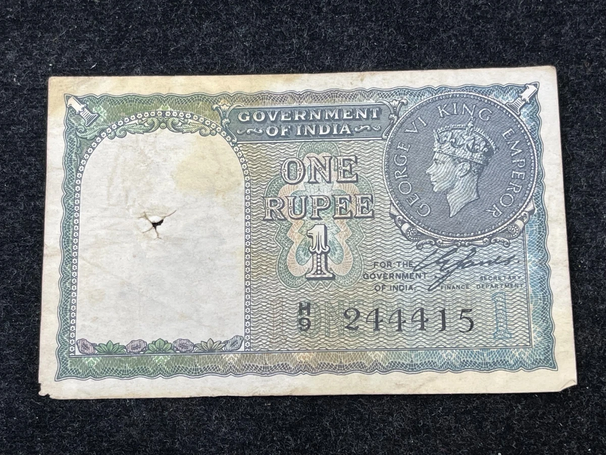 1940 年印度纸币| eBay