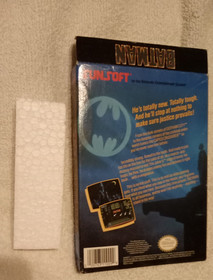 NES Batman: The Video Game *BOX AND STYROFOAM ONLY*