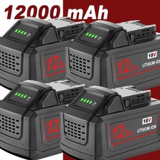 12Ah Capacity Battery for Milwaukee for M18 Extended 48-11-1850 48-11-1852