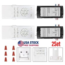 DC Output Ceiling Fan Receiver With 6 Speed Remote Control Functionality 2Set