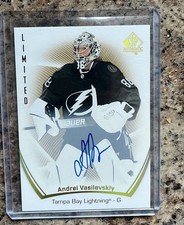 2021-22 SP Authentic Limited Andrei Vasilevskiy Auto Autograph  Group B 1:4226