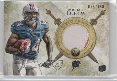 2012 Topps Valor Field Armor Patch 94/150 Michael Egnew #FAP-ME Patch 0af