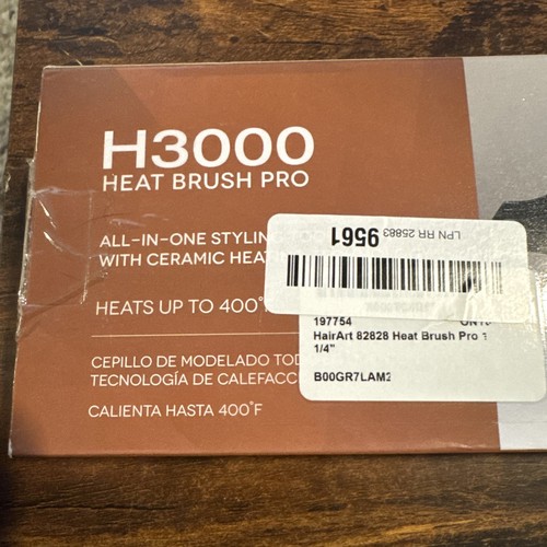 HAIRART H3000 1-1/4 Inch Heat Brush Pro 82828 - Picture 2 of 4