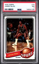 1979 Topps #74 James Silas San Antonio Spurs PSA 7 NM Recently Graded