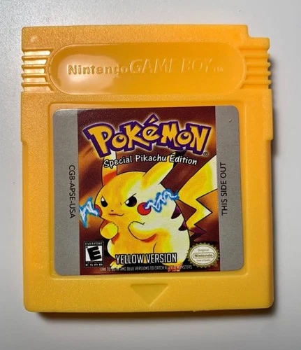 Pokémon Yellow Version Special Pikachu Edition (Nintendo Game Boy, 1999)