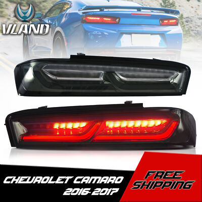 LED Tail Lights For 2016 2017 2018 Chevy Camaro Sequential Turn Signal Rear set