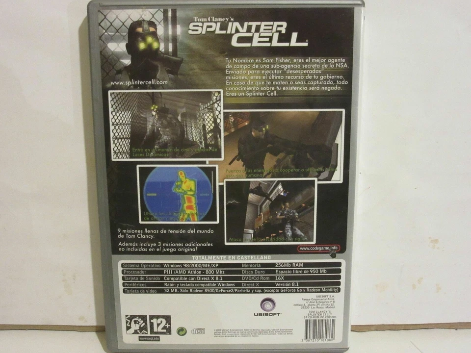 SPLINTER CELL TOM CLANCY'S - PC - ESPAÑA, foto 2 de 5
