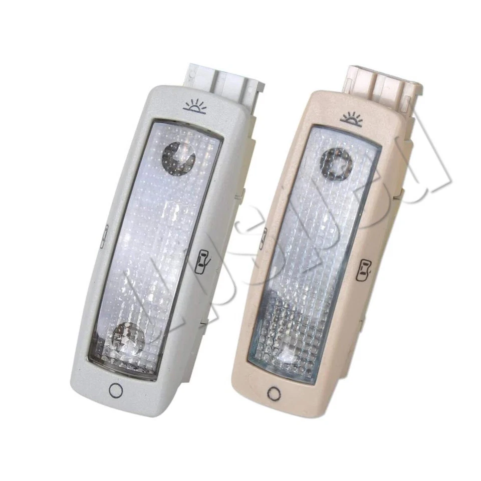 Luz domo mapa lectura trasero negro blanco para VW Golf Passat Skoda excelente asiento nuevo Foto 4 de 4