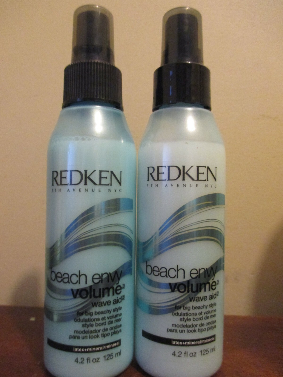 2x Redken Beach Envy Volume Wave Aid Hair Spray - 4.2 oz