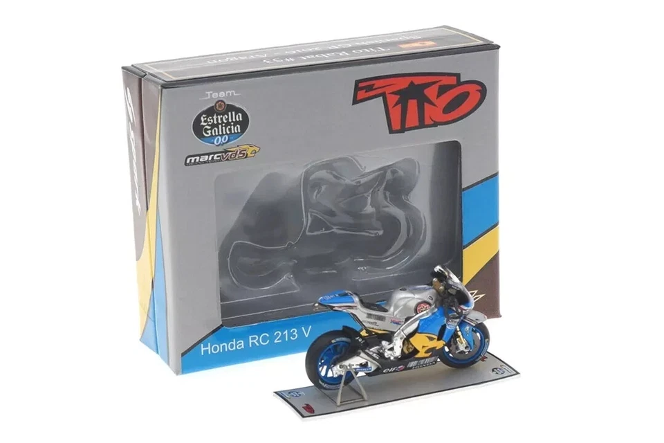 Model Car 1:43 Spark MotoGP Honda HRC RC213V Tito Rabat GP Spain 2016 Die Cast - Image 4 of 4