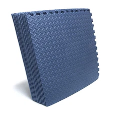 12X Gym Floor Mat 24x24 EVA Foam Interlocking Exercise Fitness Puzzle Floor Blue